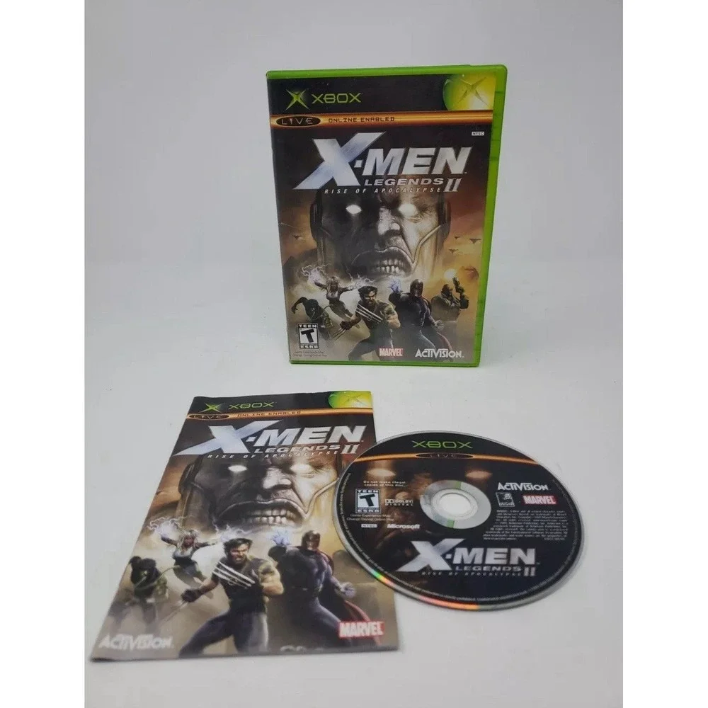 X-Men Legends II Rise of Apocalypse Microsoft Xbox Original Marvel Activision